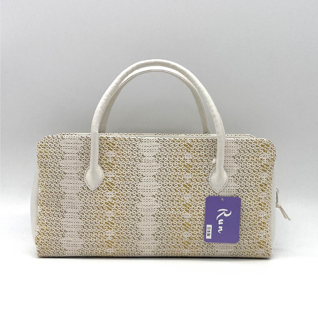 (Like New) Semi-Formal Japanese Bag, New Rank, Triaxial Weave Nishijin-ori Rikyu Bag, Gradient Pattern, 113900094199