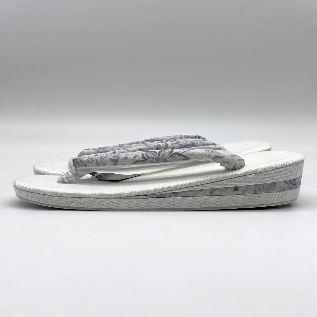 (New) Zori Sandals, Linen, New Rank, Summer Zori, Linen Zori, Made in Japan, For Summer, Length 24cm, L size, White color, 1122001681411