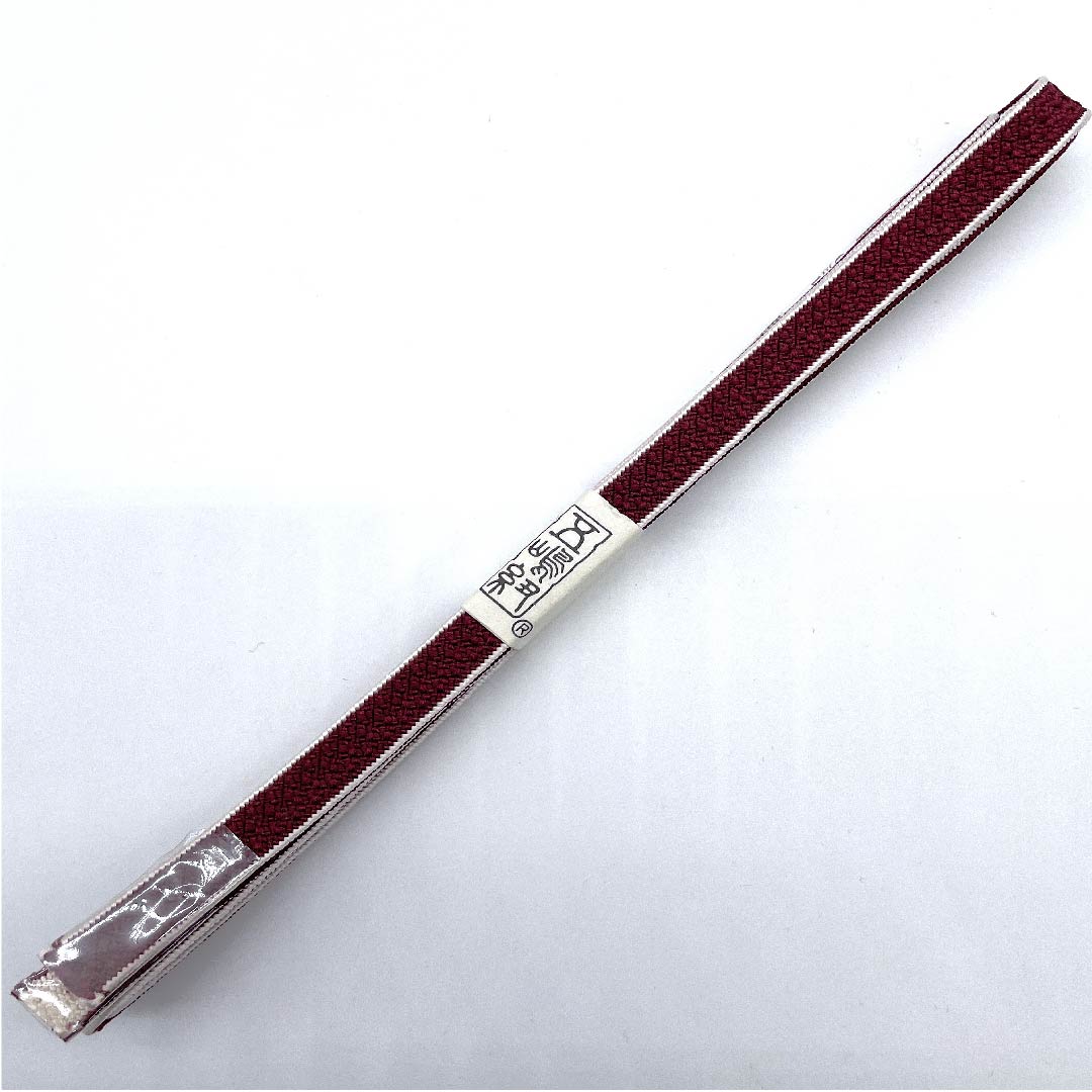 (New old stock) Obijime (belt fastener) Pure silk 3-minute string Dark red (monkfish color) Goshima string New old stock Length approx. 129cm Width approx. 0.9cm Casual S rank Red 1135000632312