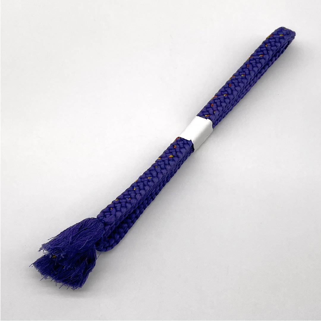 S-Rank Silk Obi-jime (Sash Band) in Flower Purple (Hanamurasakiiro) - Colorful, Approx. 153cm Long, Approx. 1.2cm Wide, Casual, Purple, Product Number: 1135004452320