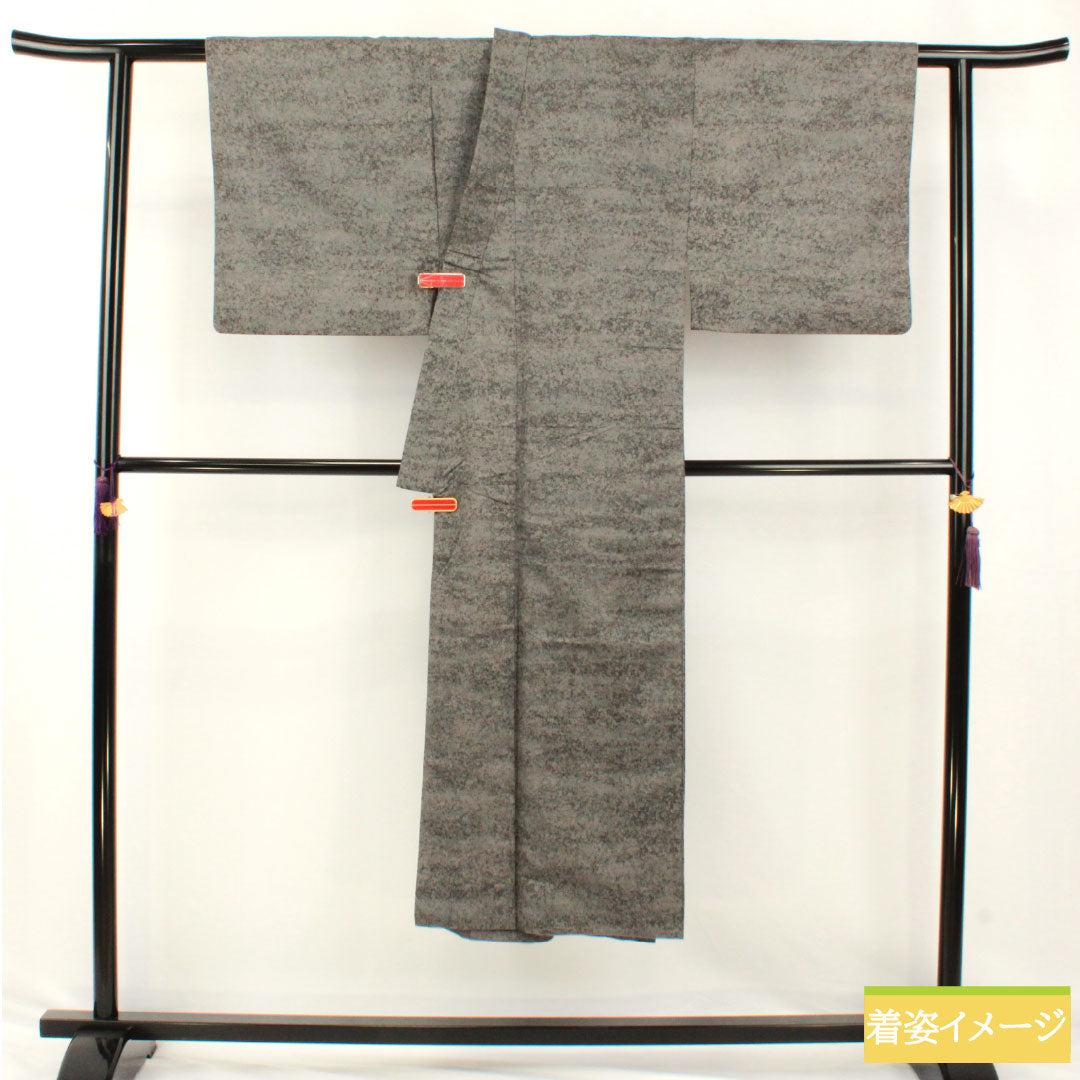 Men's pure silk, Rank A, length 139.5cm, sleeve-to-sleeve 68.5cm, pongee fabric, gradated dyeing, lined, grey family, 1119001723322