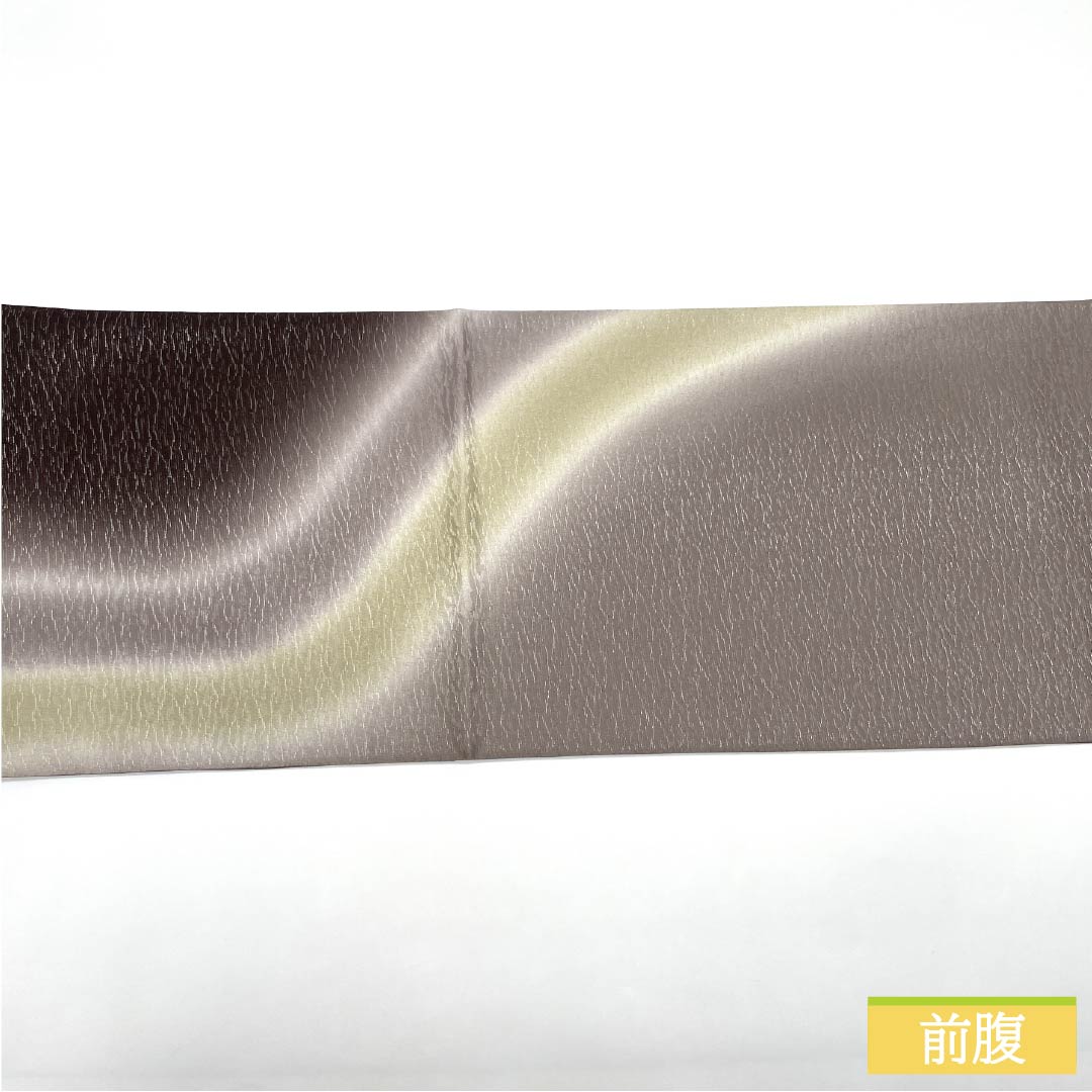 Fukuro Obi, Pure Silk Dyed Obi with Abstract Pattern, 500cm Length, S Rank, Pointed Pattern, Gradient, Semi-Formal, 1123014752499