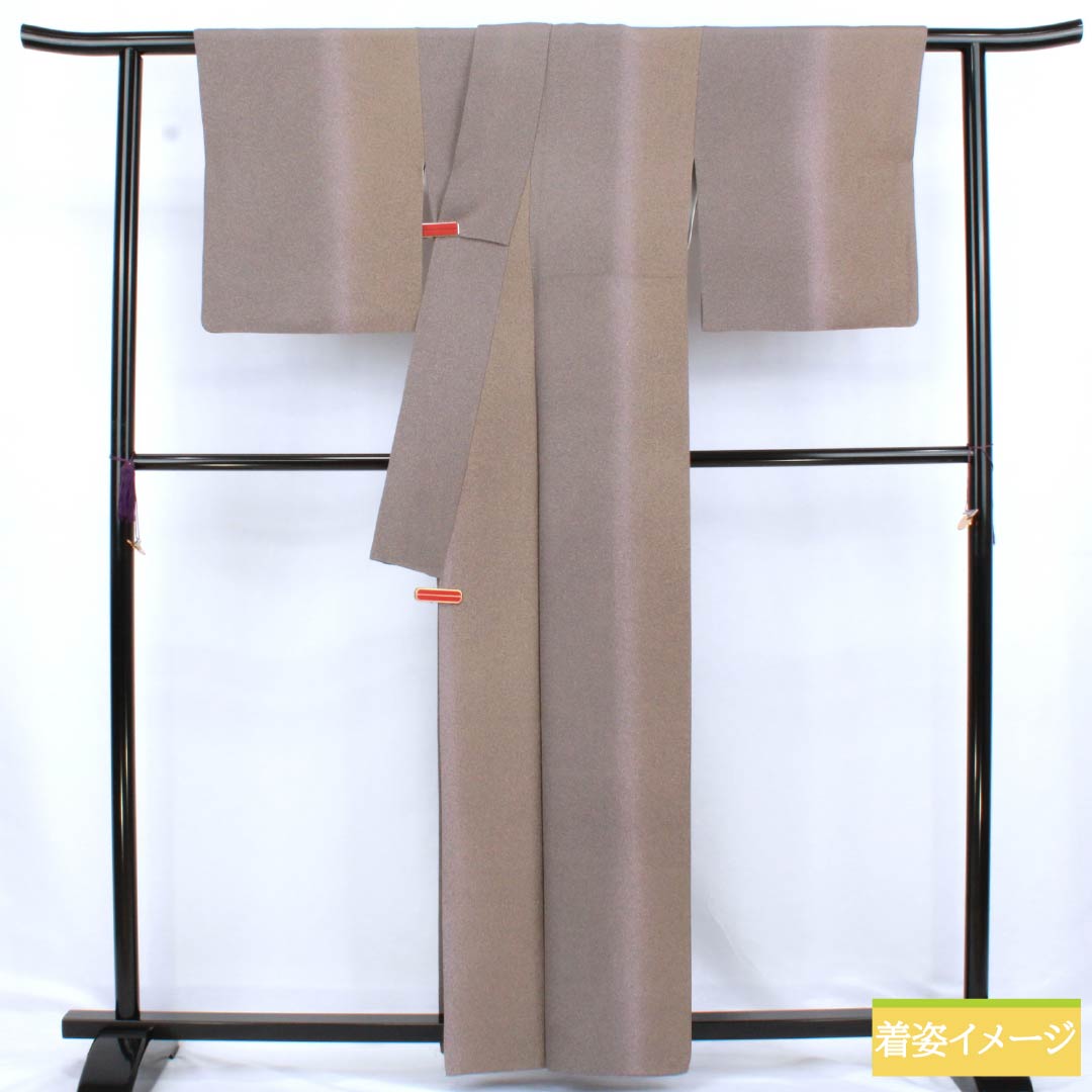 Komon (small pattern) silk, A-rank, length 159cm, sleeve length 67cm, lined, Tenmoku dyed, Roman Guard, gradient pattern, 1115006793399