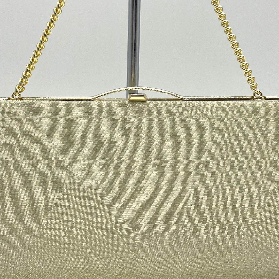 （新古品）草履バッグセット フォーマル Bランク 2way Mサイズ 金系 1133000274321