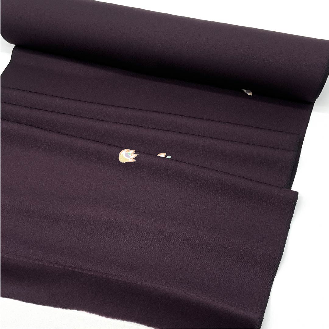 Fabric Komon Pure Silk Shiushoku Tango Chirimen Treasure Classic Pattern New Rank Purple 1130001221920