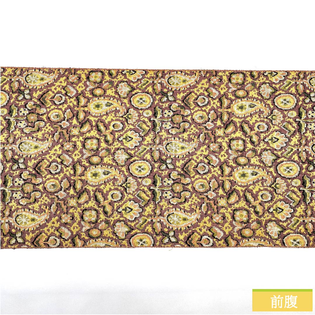 Nagoya obi, red obi, abstract pattern, obi length 336cm, pure silk, S rank, full length, casual, purple, 1124005572320, open style