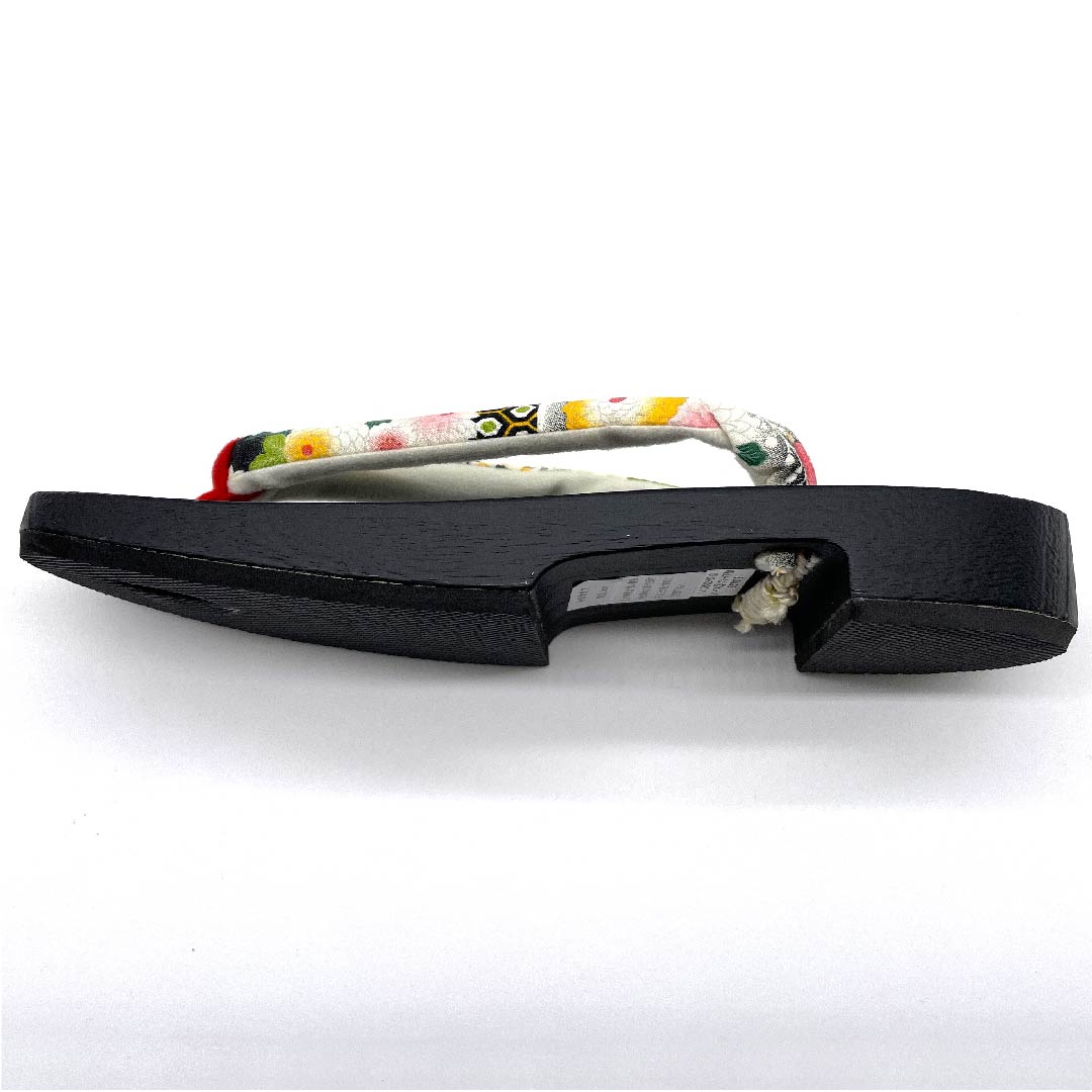 (Brand new, unused) Geta (Japanese clogs) Chrysanthemum, cherry blossom, tortoiseshell pattern, XL size, black, NEW rank, 1122000961510