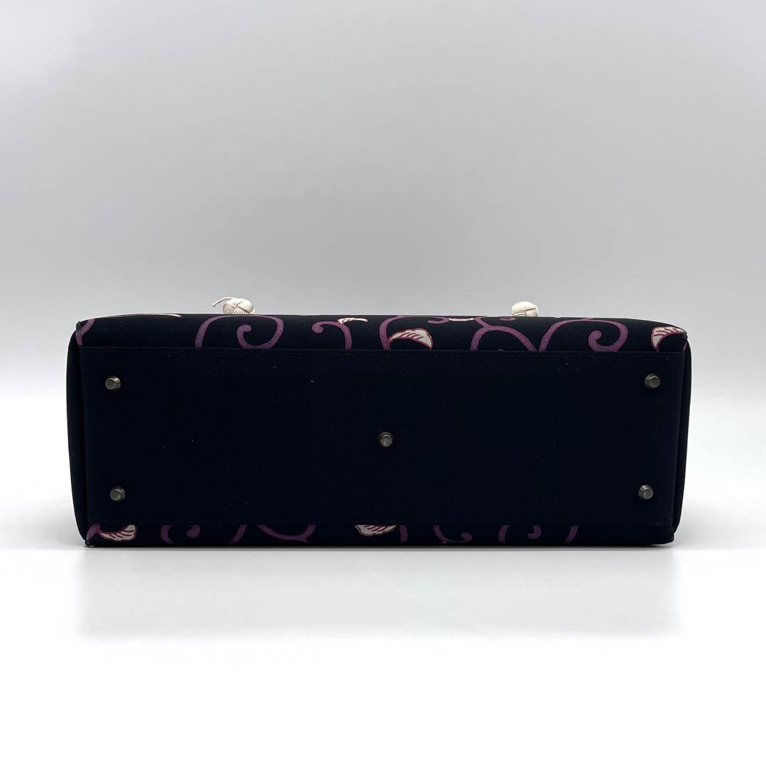 (Like New) Casual Japanese Style Bag, New Rank, Goshima Himo Rikyu Bag, Black, 113900101110