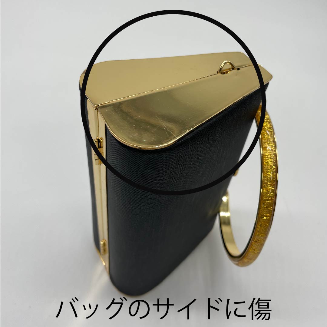 パーティバッグ セミフォーマル 黒色（くろいろ） X.CLUSIVE PARIS 2way 黒系 Aランク 113900001310