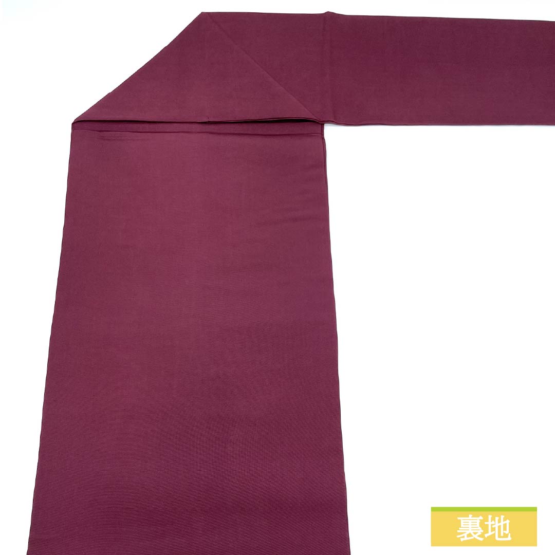Nagoya obi, reddish purple, dyed obi, abstract flower, obi length 348cm, pure silk, S rank, point pattern, casual, purple, 1124007622320, Nagoya style