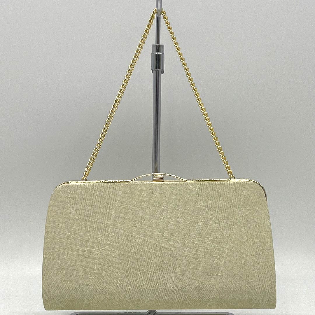 （新古品）草履バッグセット フォーマル Bランク 2way Mサイズ 金系 1133000274321