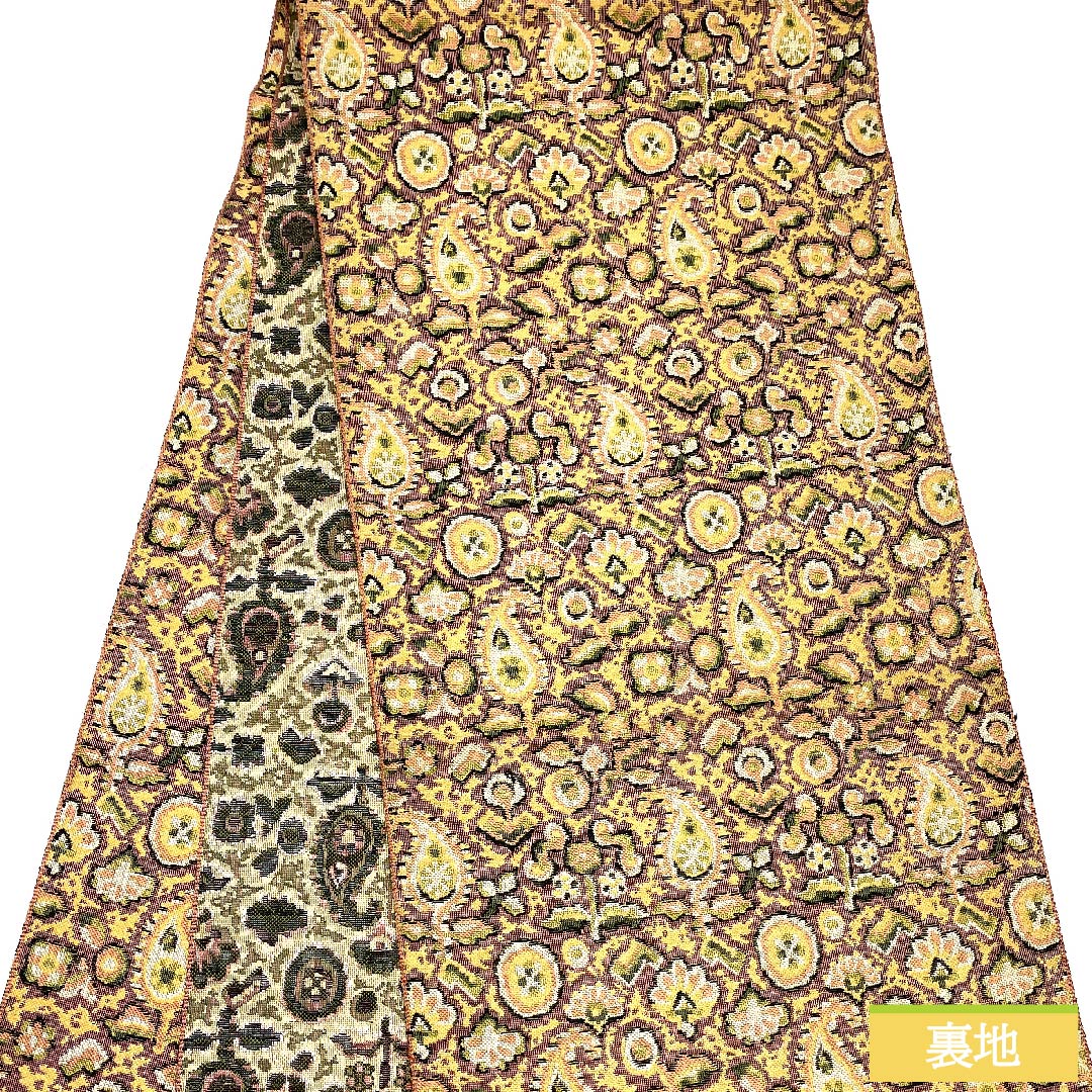 Nagoya obi, red obi, abstract pattern, obi length 336cm, pure silk, S rank, full length, casual, purple, 1124005572320, open style