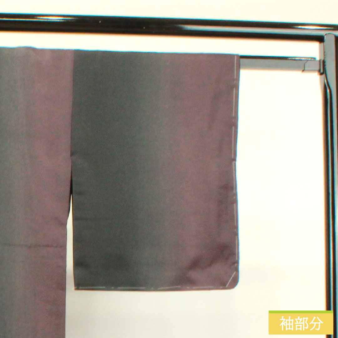 小紋 ポリエステル 身丈167.5cm 裄丈66cm 袷  HANAEMORI 洗える着物 ぼかし染 しつけ糸付き 未使用品  Sランク グラデーション系 1115003932599