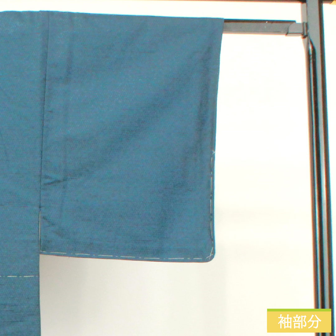 Men's wool, length 142cm, sleeve length 68.5cm, hexagonal pattern, basting thread included, unused, S rank, single layer, navy blue, 1119000762418
