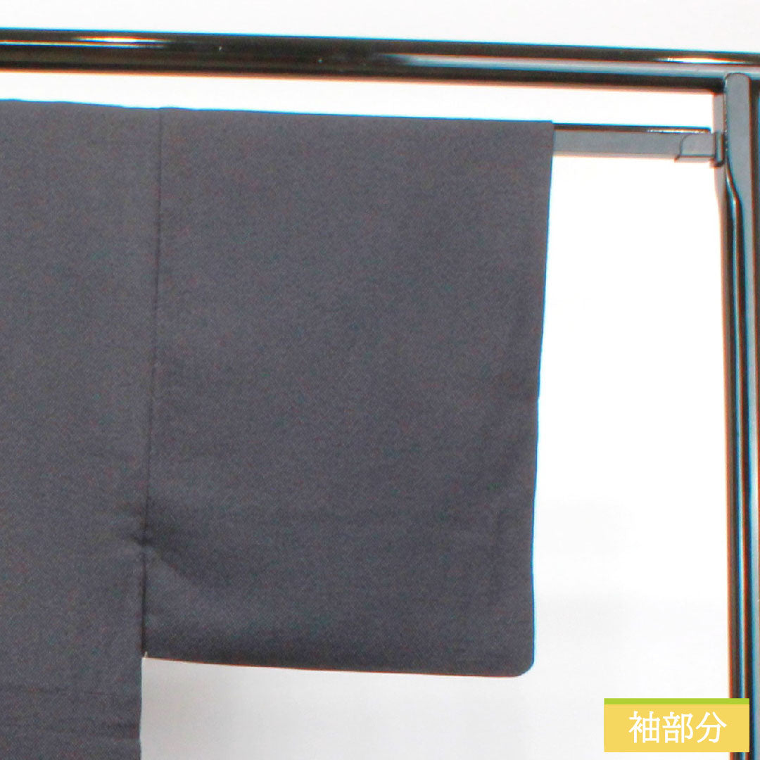 Men's pure silk, length 145.5cm, sleeve length 69cm, S rank, lined, black, 1119000682410