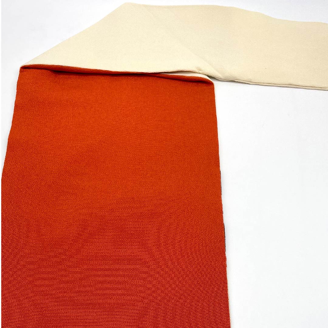 Nagoya obi, natural color, stencil dyeing, floral pattern, obi length 359cm, pure silk, A rank, point pattern, casual, cream color, 1124003623315, Nagoya style