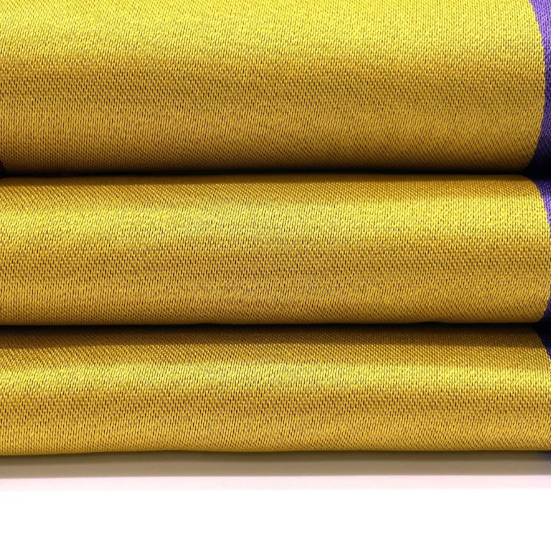 Half-width obi, polyester, gold (kanairo), for yukata, length 340cm, yellow, S rank, 1125002102323