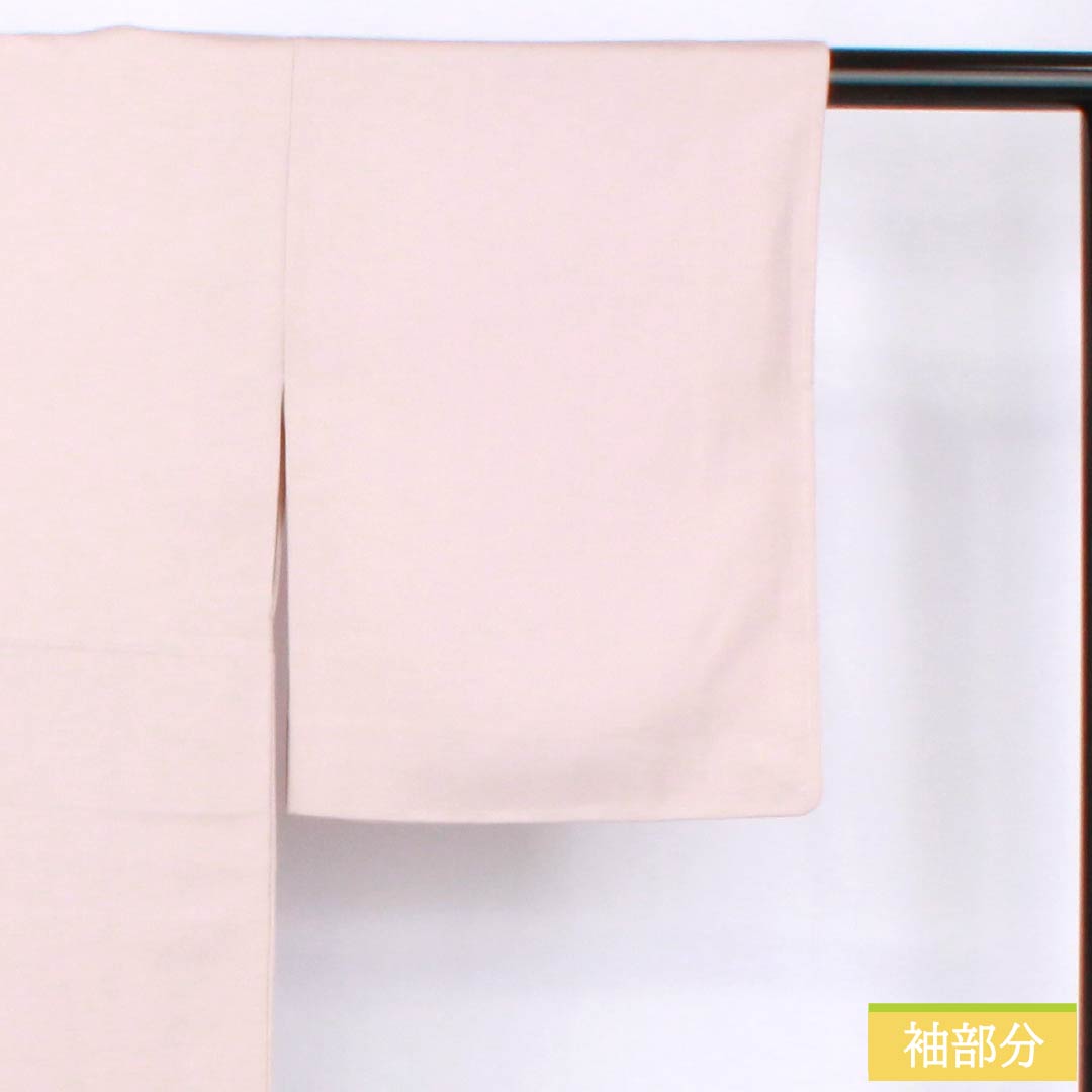 色留袖 正絹 Aランク 身丈157.5cm 裄丈62cm 袷 桜色（さくらいろ） 一つ紋 下り藤 京友禅 風景模様 作家物 しつけ糸付き 一つ紋 ピンク系 1111002003313