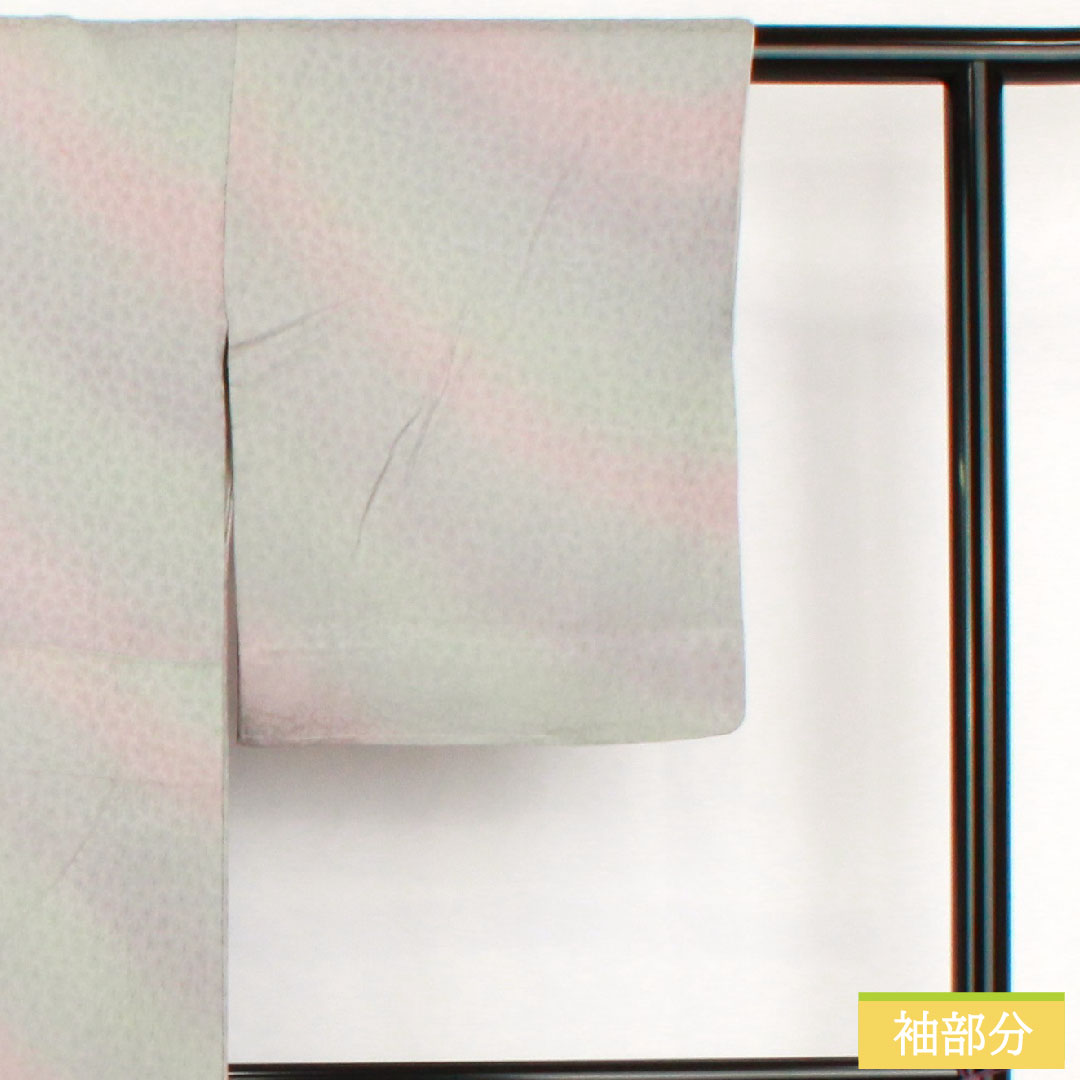 Komono Silk, Length 156.5cm, Sleeve-to-shoulder 63.5cm, Lined, Gradated Dye, Single Crest (Maru ni Dakimyoga), Rank A, Gradation Tone, 1115004783399
