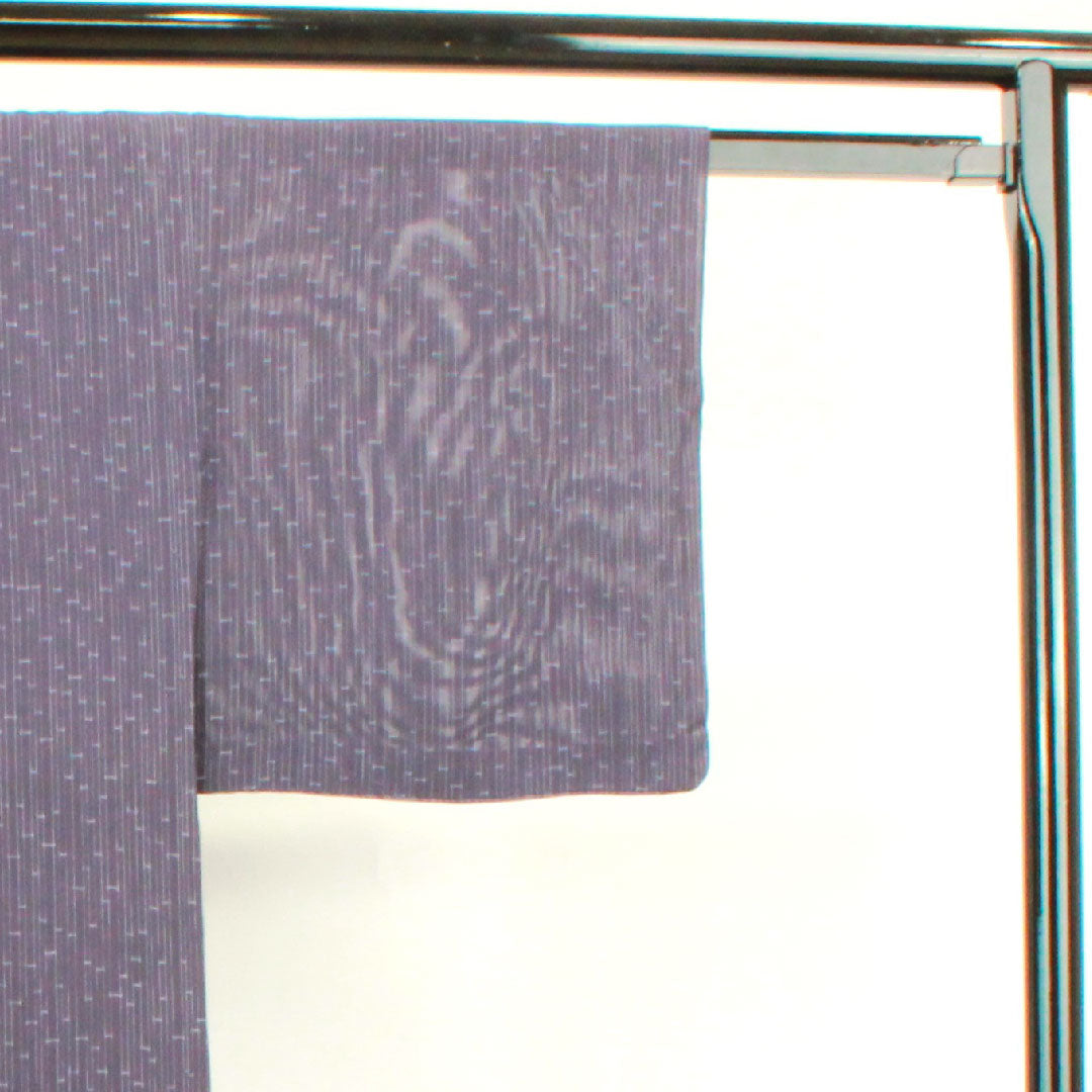 Summer pure silk komon length 155.5cm sleeve length 62.5cm pale purple (poppy purple) bamboo silk S rank purple 1132000582320