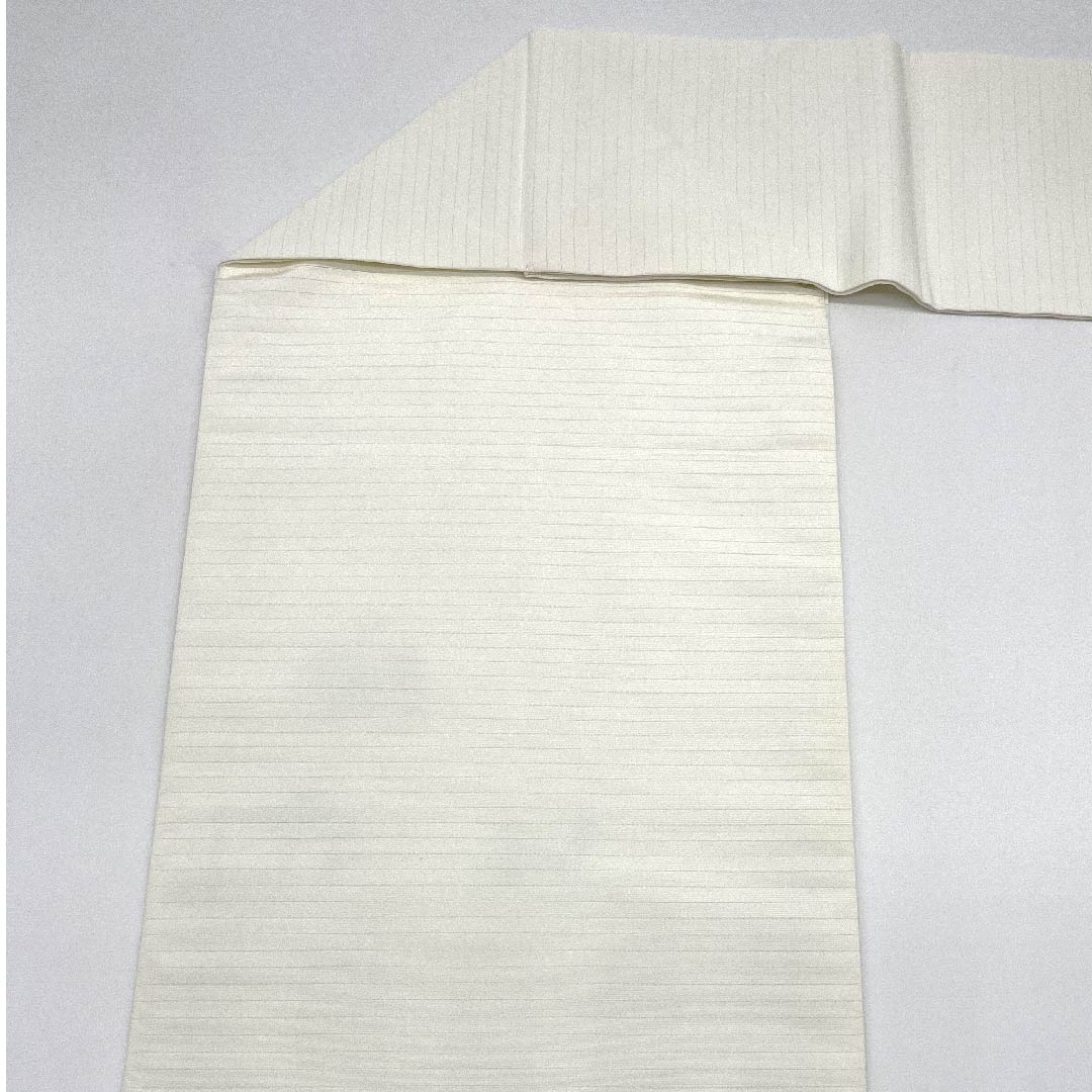 Nagoya obi, white, summer obi, silk, abstract pattern, dyed obi, obi length 356.5cm, pure silk, A rank, point pattern, casual, white, 1124004303311, Nagoya style