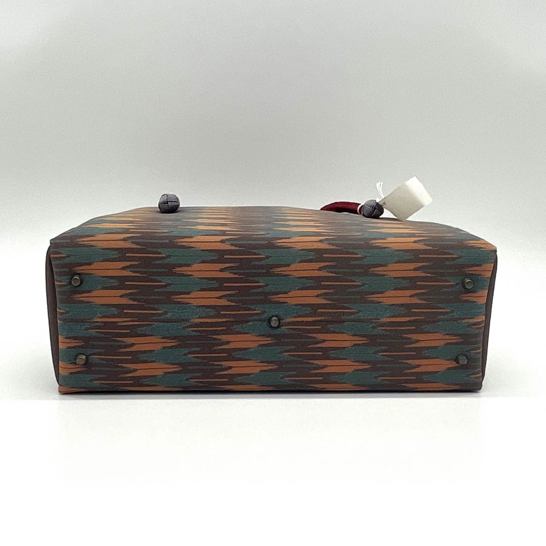 (Like New) Japanese Style Bag, Casual, New Rank, Goshima Himo Rikyu Bag, Brown, 113900104114
