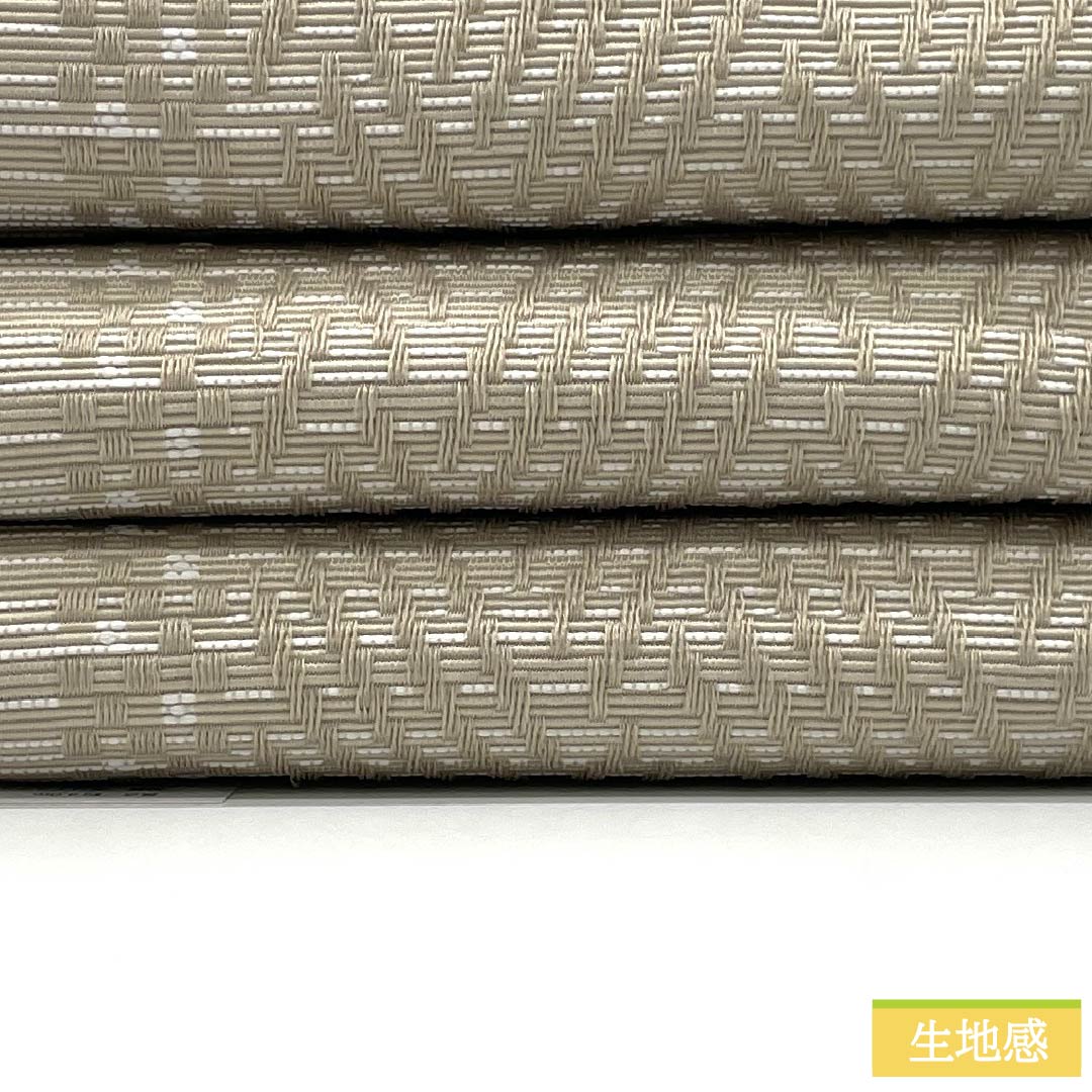 (New) Han-haba obi, polyester, NEW rank, Enshunezumi (dark gray-brown) and Mokuran (magnolia) colors, diamond and abstract floral patterns, reversible, obi length 400cm, brown tones, 1125002701414