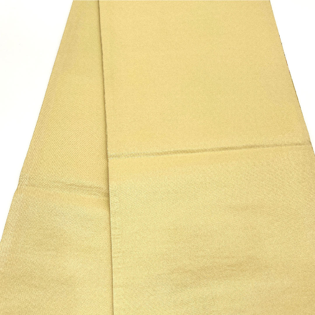 【未仕立】袋帯 正絹 NEWランク 吉祥文様 鳥 留袖用   帯丈432cm 六通 フォーマル 金系 1123002441321