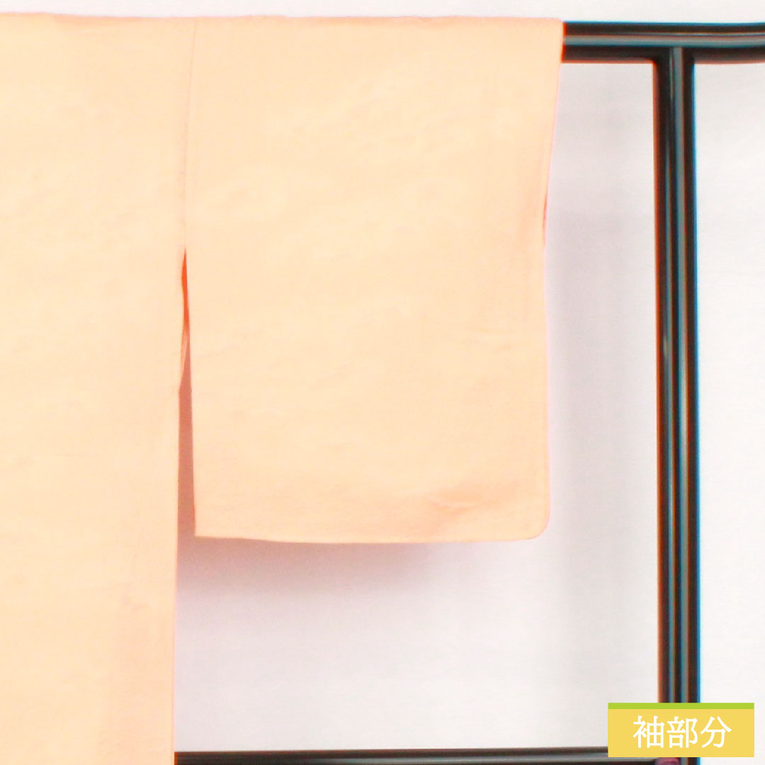 Plain color, pure silk, length 157cm, sleeve length 65cm, twill, one crest, downward wisteria, lined, S rank, pink, 1114001862313