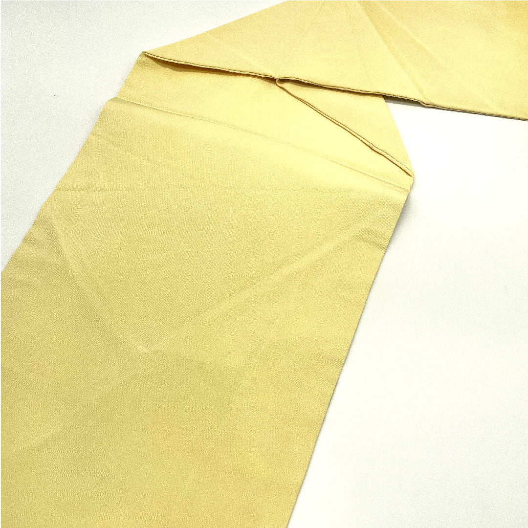 Nagoya obi with diamond and floral pattern, dyed obi, obi length 351cm, pure silk, A rank, point pattern, casual, cream color, 1124001433315, Nagoya style