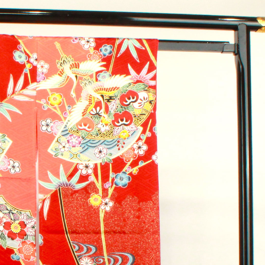 振袖 身丈151cm 裄丈61.5cm 袷  京紅型 吉祥文様  正絹 Sランク グラデーション系 1113001722299