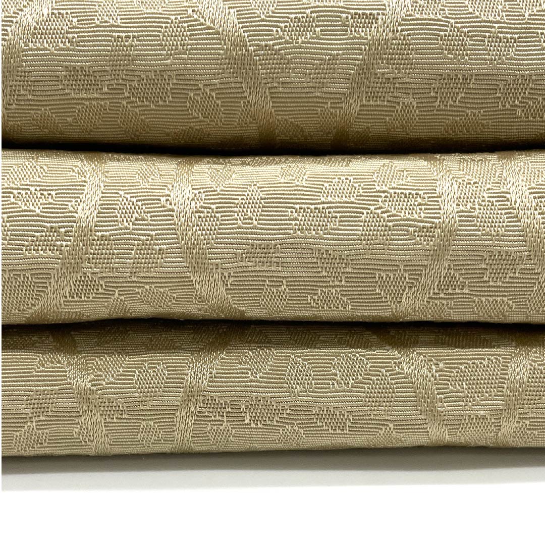 Half-width obi, polyester, obi length 372cm, Kare no Iro (dry field color), Tachiwaku pattern, small cherry blossom, classic pattern, beige, A rank, 1125001313325