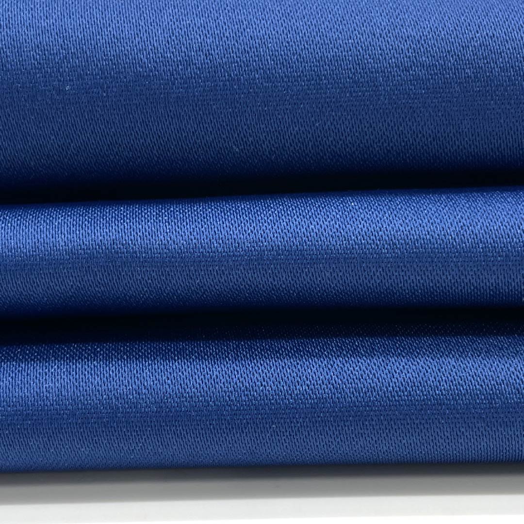 Half-width obi, polyester, navy blue with bellflower color (konkikyoiro), solid color, reversible, for yukata, length 342cm, blue, S rank, 1125001952317