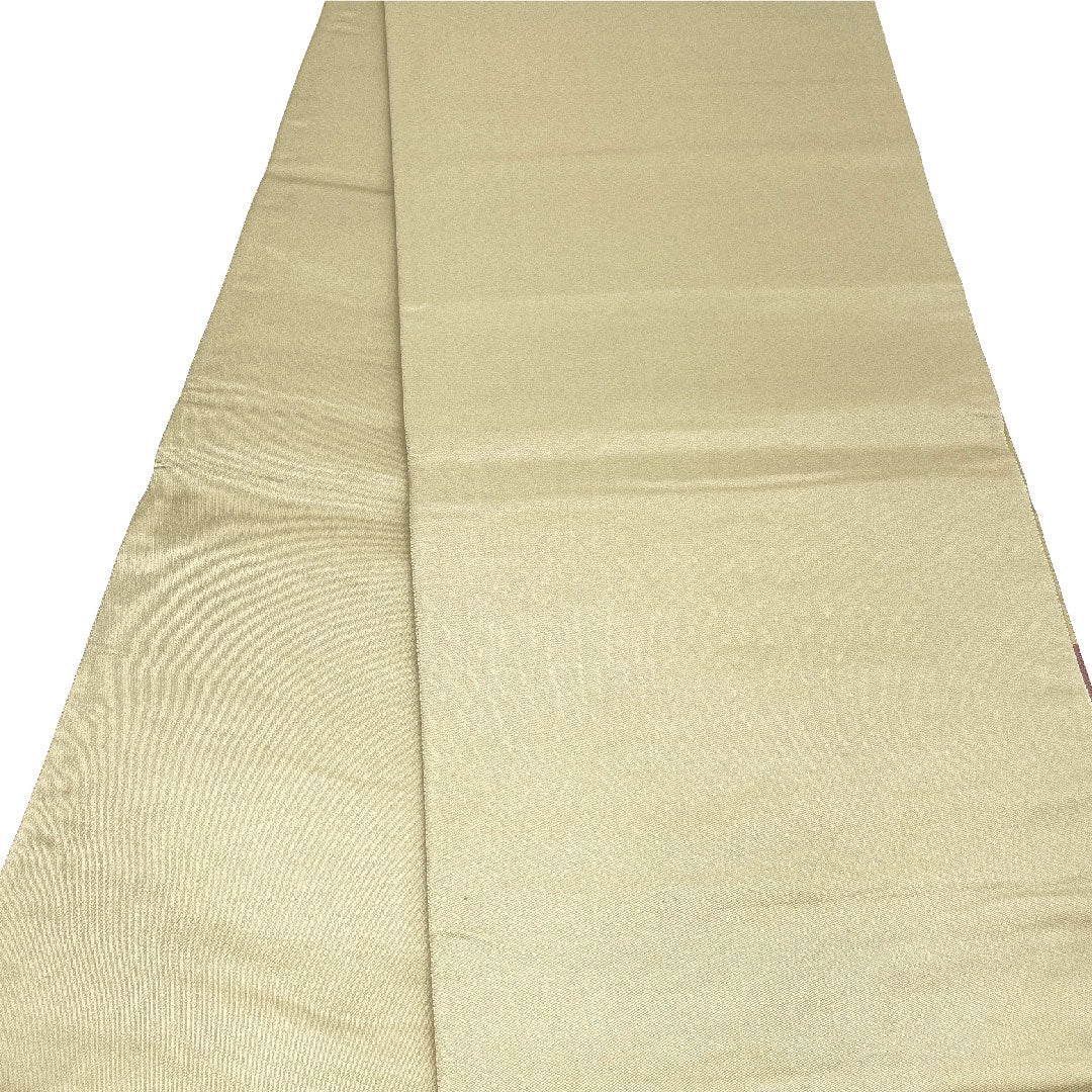 Fukuro Obi (Bag) with auspicious motif, obi length 424cm, pure silk, S rank, six-pass, formal, gold, 1123002682321