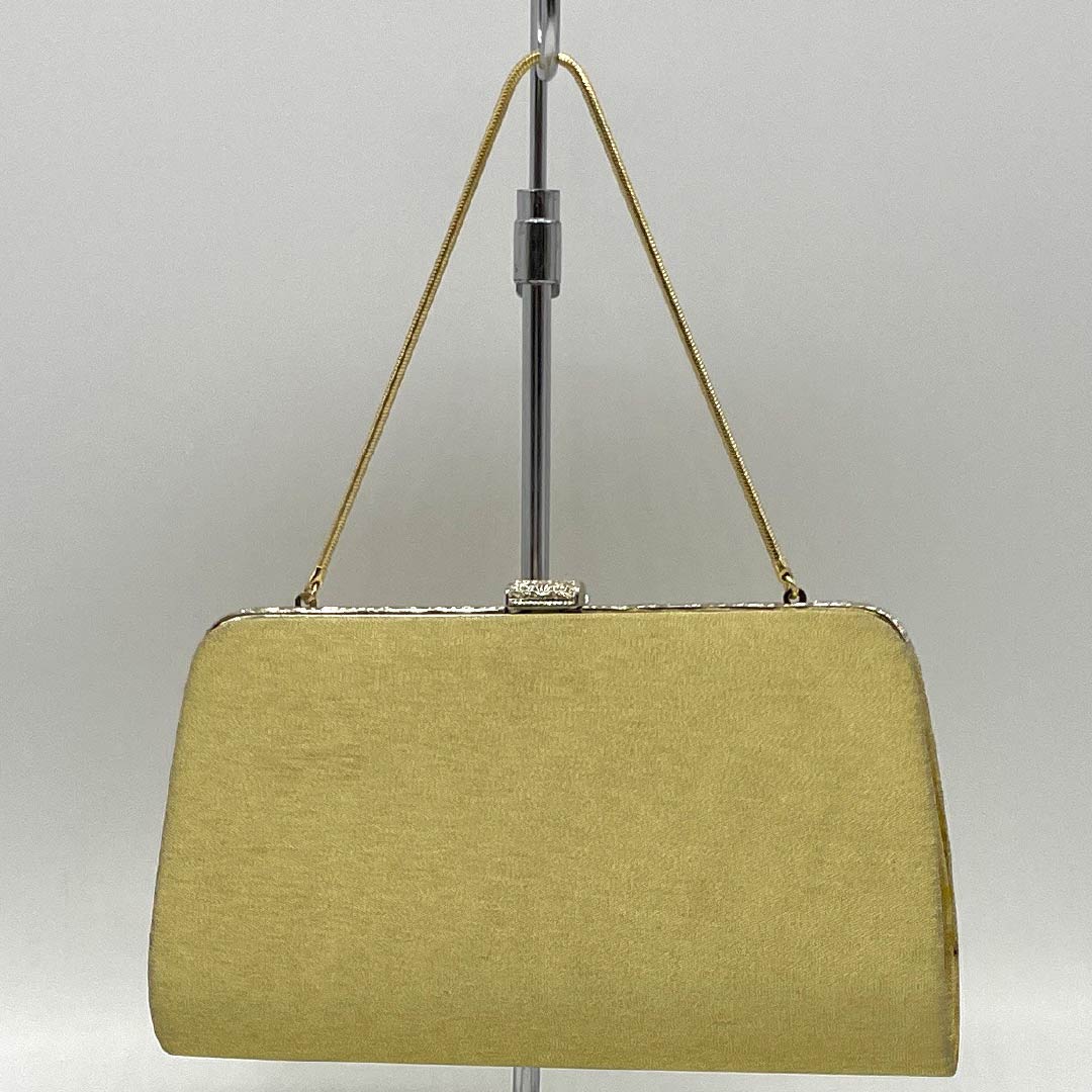(Like New) Formal Zori and Bag Set, Grade A, 2-Way, Size S, Gold, 1133000303221