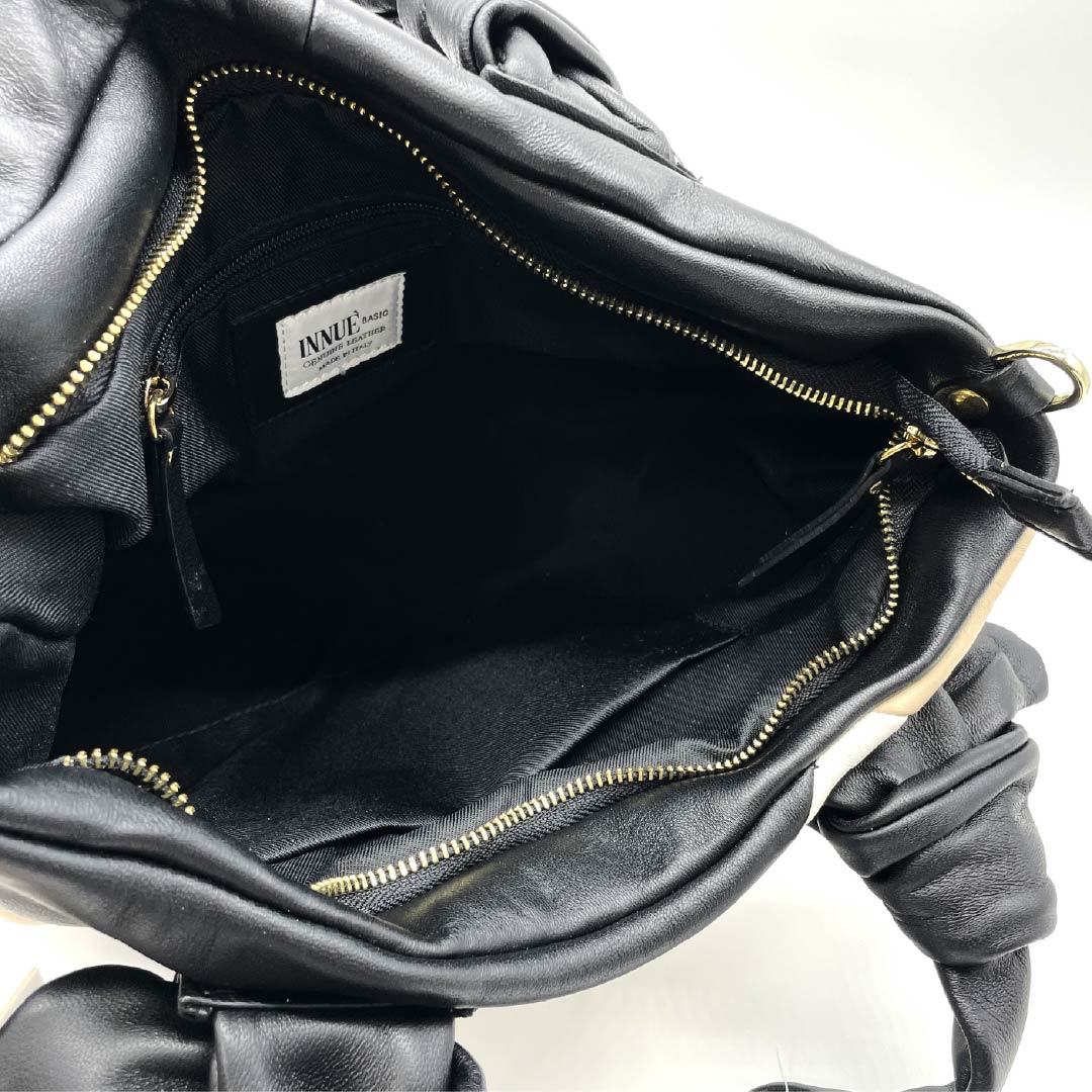 (Like New) Western-style Cowhide Leather Bag, S-Rank, Like New, Cowhide Leather, 2-Way, Black, 119700026210