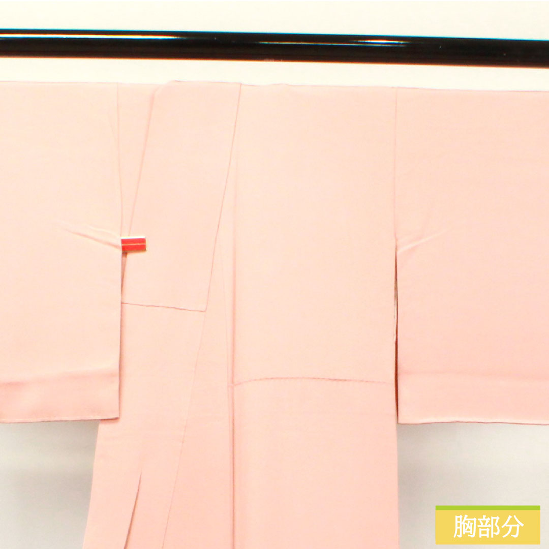 Plain color, pure silk, length 158.5cm, sleeve length 63cm, dawn color, plain color, different hawk feathers, pearl tone finish, lined, S rank, pink, 1114001092313
