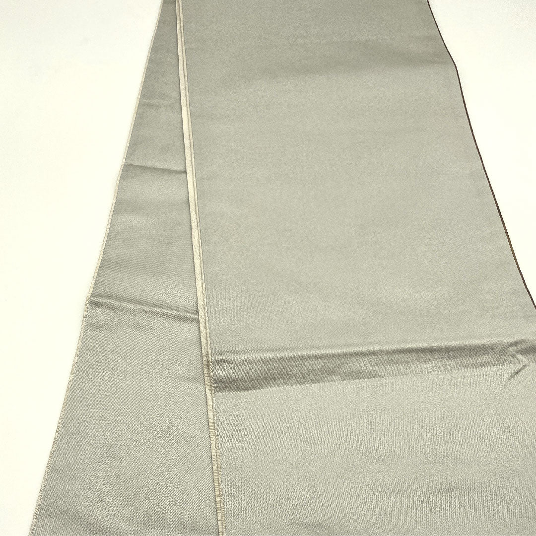 Fukuro Obi Dyed Obi Abstract Pattern Length 446cm Pure Silk A Rank Full Length Casual White 1123005053311