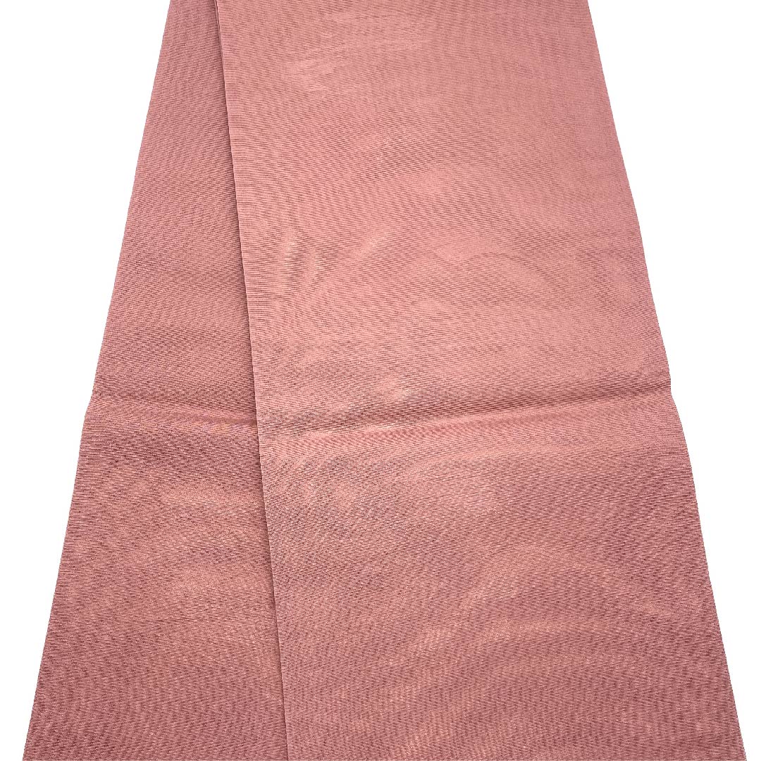 袋帯 浅蘇芳色（あさきすおういろ） 夏帯 桔梗 露芝 夏物 帯丈432cm 正絹 Aランク 六通 フォーマル ピンク系 1123007663313