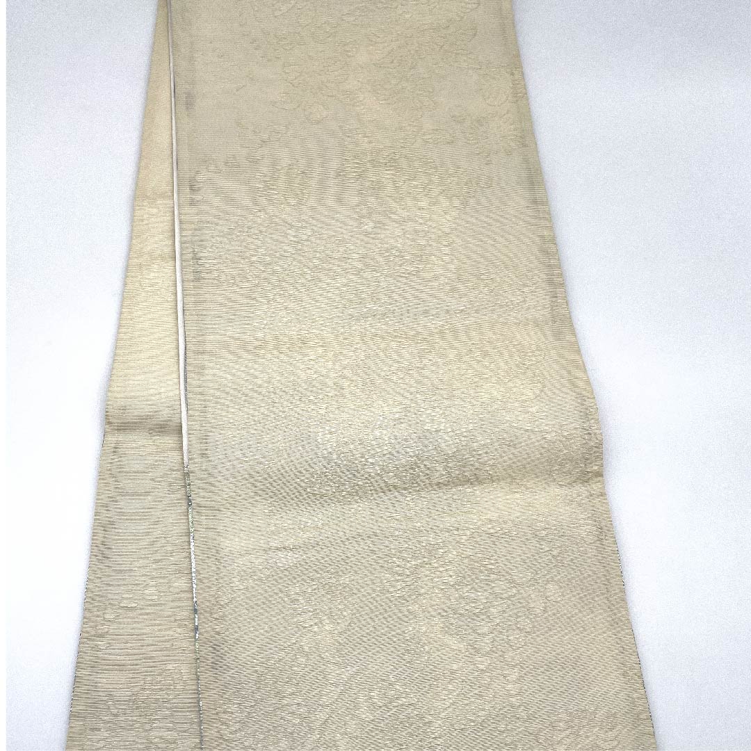 袋帯 藍白色（あいじろいろ） 辻ヶ花 帯丈443cm 正絹 Sランク 六通 セミフォーマル 銀系 1123009402322