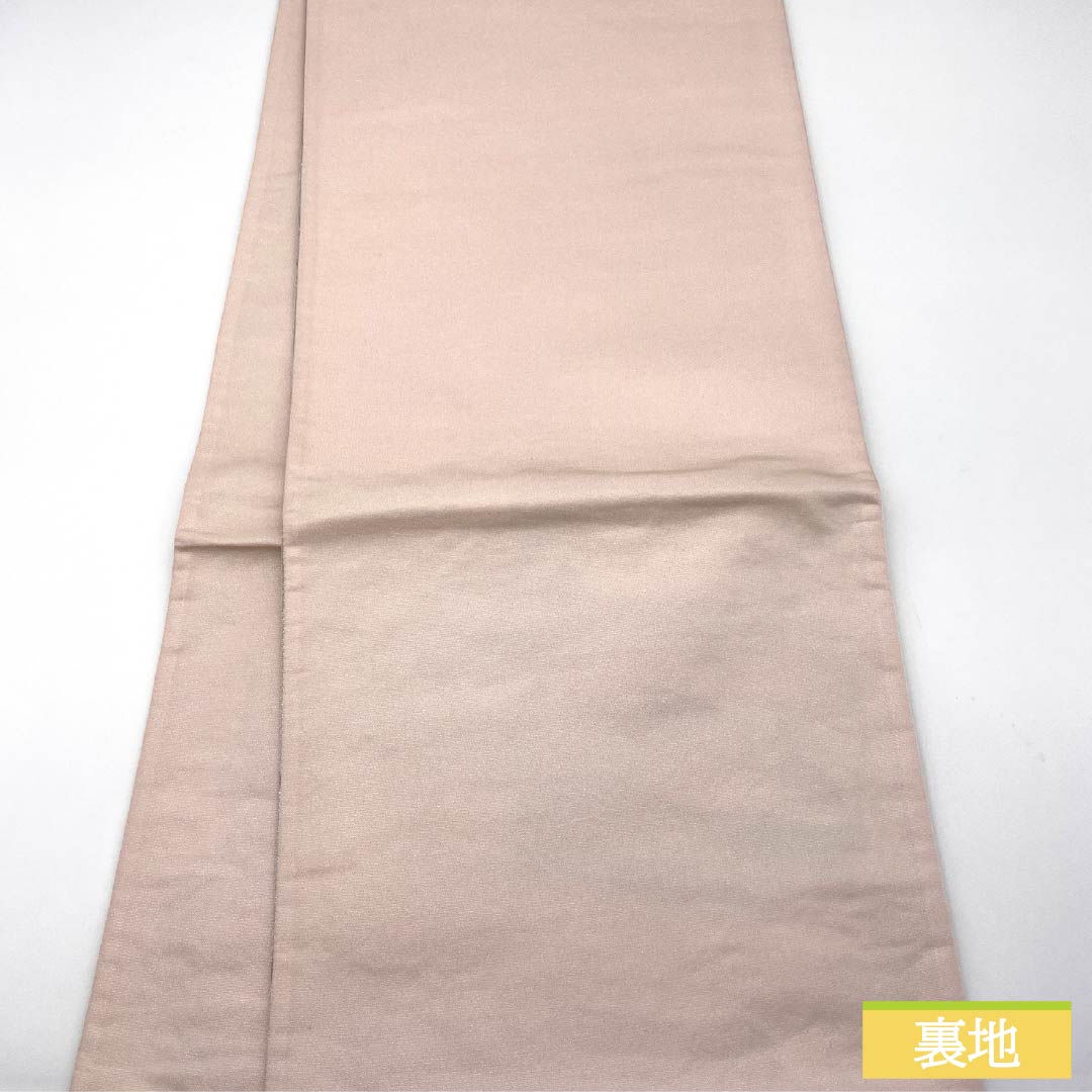 Formal pink obi, made of pure silk in a faded crimson color, featuring a ball and floral pattern, suitable for furisode kimono. Length: 436cm, A-rank, six-fold hem, pink. Product number: 1123014703313