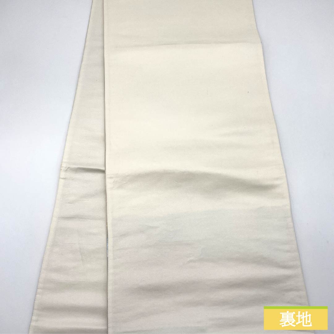 袋帯 正絹 留袖用 引箔 古都みやび 風景模様 鶴 帯丈432cm Aランク 六通 フォーマル グラデーション系 1123013943399