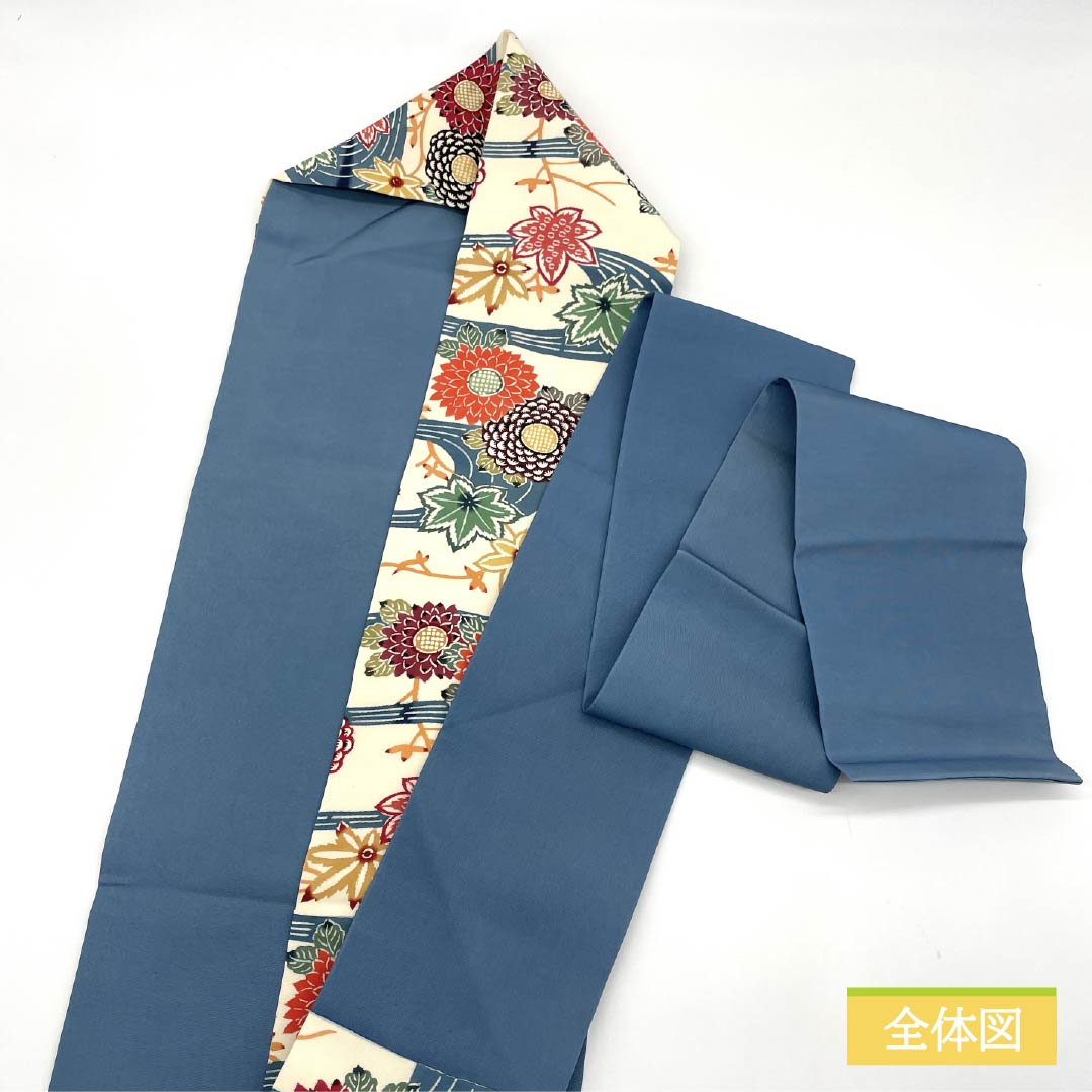 Nagoya obi, natural color, Kyoto Bingata, Bingata-style pattern, flowing water, obi length 338cm, pure silk, S rank, six-pass, casual, cream-colored, 1124007262315, Nagoya-made