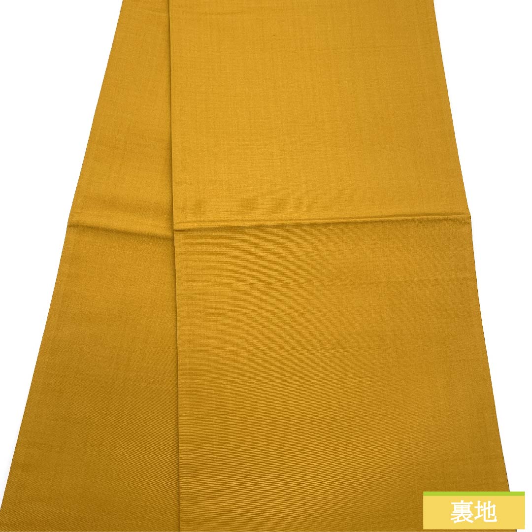 Fukuro obi, Yamabuki gray, gourd, plum, pongee, obi length 444cm, pure silk, A rank, point pattern, casual, beige, 1123011113325