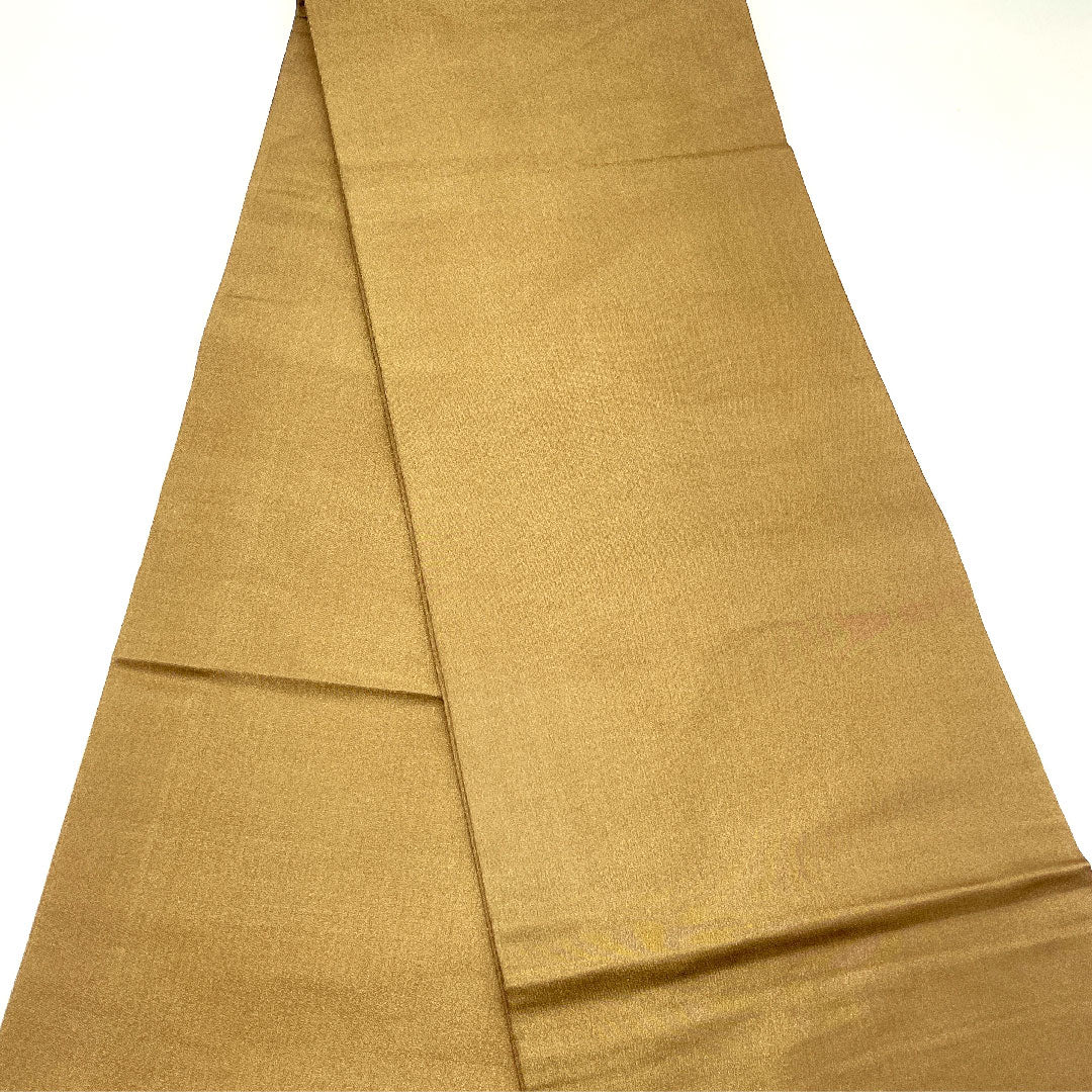 袋帯 銀煤竹色（ぎんすすだけいろ） 川島織物 金駒刺繡 帯丈408cm 正絹 Aランク ポイント柄 フォーマル 茶系 1123005073314
