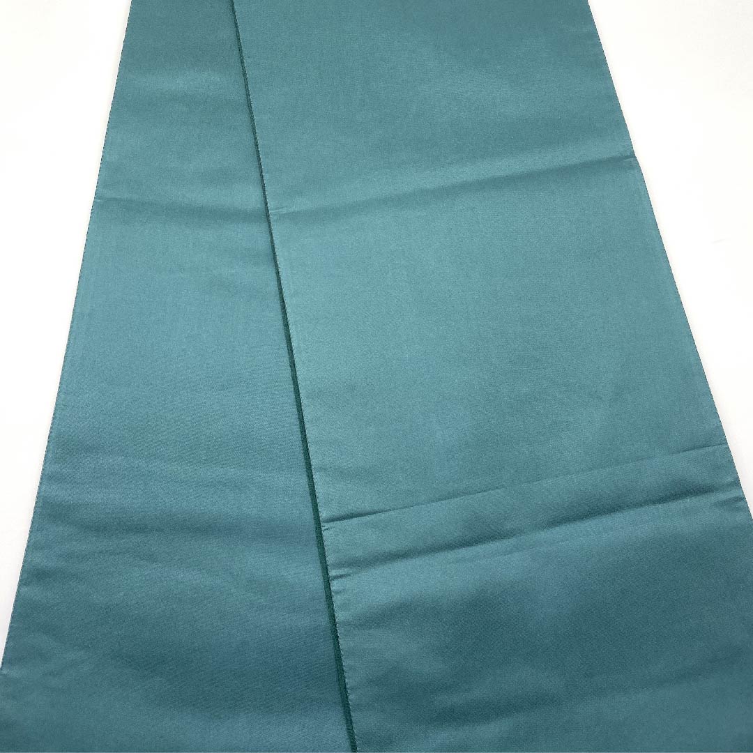 Fukuro Obi Deep Indigo Color Daisetsuzan Dyed Obi Length 450cm Pure Silk A Rank Point Pattern Semi-Formal Green 1123005883319