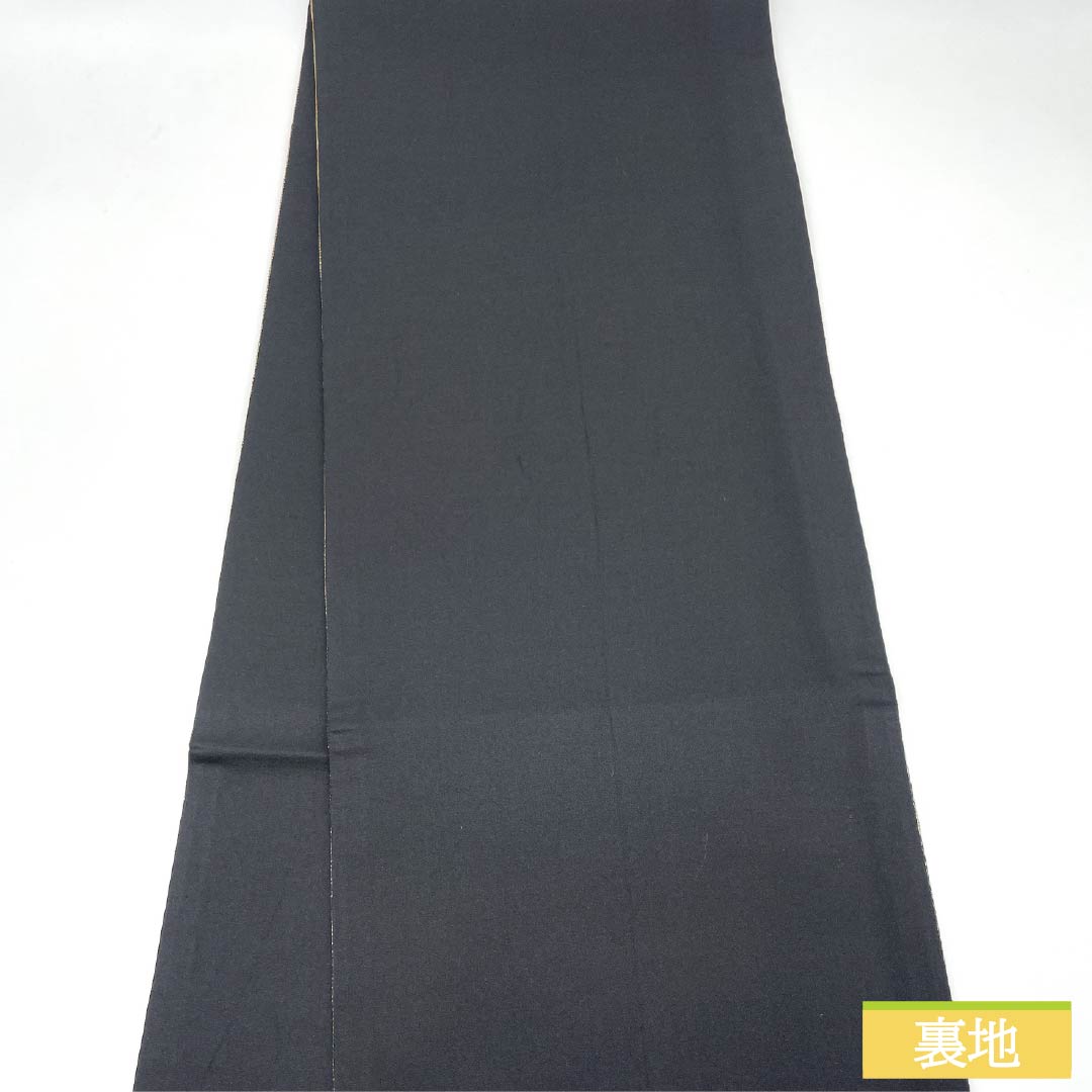 Fukuro Obi, pure silk, geometric pattern, horizontal stripes, obi length 438cm, S rank, full length, casual, gradation style, 1123012532399
