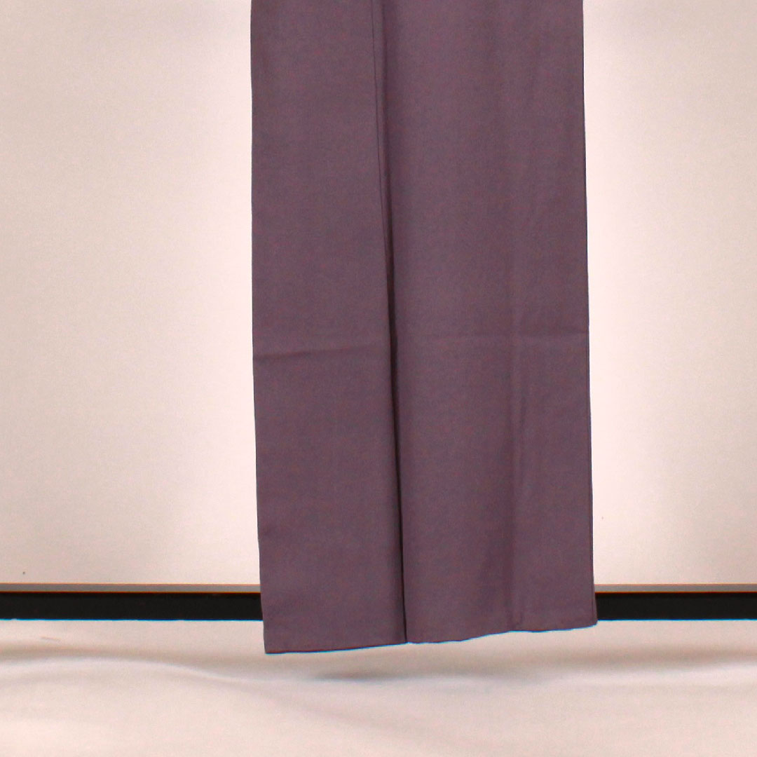 小紋 身丈158.5cm 裄丈62cm 単衣  江戸小紋 鮫柄  正絹 Sランク 紫系 1115001152320