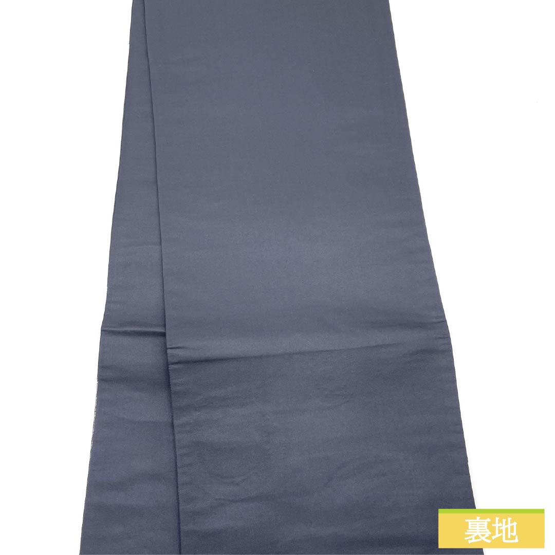 Formal silver-colored obi, pure silk, S-rank, silver-stained, silver-patterned, with a plum blossom design, suitable for formal kimono (tomesode), length 454cm, six-fold hem, 1123015962422