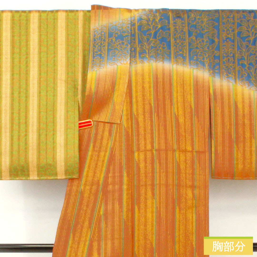 Homongi, pure silk, lined, length 157.5cm, sleeve length 63.5cm, abstract pattern, Tokyo Masuiwaya, basting thread included, unused, S rank, gradient, 1112005072399